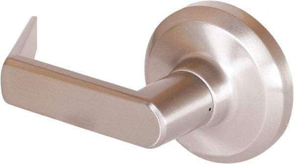 Stanley - Grade 1 Dummy Lever Lockset - 2-3/4" Back Set, Keyless Cylinder, Brass Alloy, Satin Nickel Finish - Apex Tool & Supply