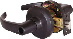 Stanley - Grade 1 Entrance Lever Lockset - 2-3/4" Back Set, Key In Lever Cylinder, Brass Alloy, Oil Rubbed Bronze Finish - Apex Tool & Supply
