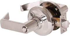Stanley - Grade 1 Entrance Lever Lockset - 2-3/4" Back Set, Key In Lever Cylinder, Brass Alloy, Bright Chrome Finish - Apex Tool & Supply