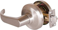 Stanley - Grade 1 Communicating Lever Lockset - 2-3/4" Back Set, Key In Lever Cylinder, Brass Alloy, Satin Nickel Finish - Apex Tool & Supply