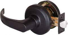 Stanley - Grade 1 Communicating Lever Lockset - 2-3/4" Back Set, Key In Lever Cylinder, Brass Alloy, Oil Rubbed Bronze Finish - Apex Tool & Supply