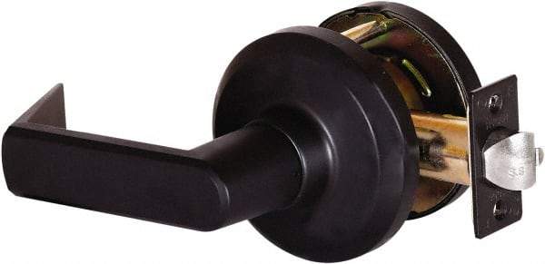 Stanley - Grade 1 Communicating Lever Lockset - 2-3/4" Back Set, Key In Lever Cylinder, Brass Alloy, Oil Rubbed Bronze Finish - Apex Tool & Supply