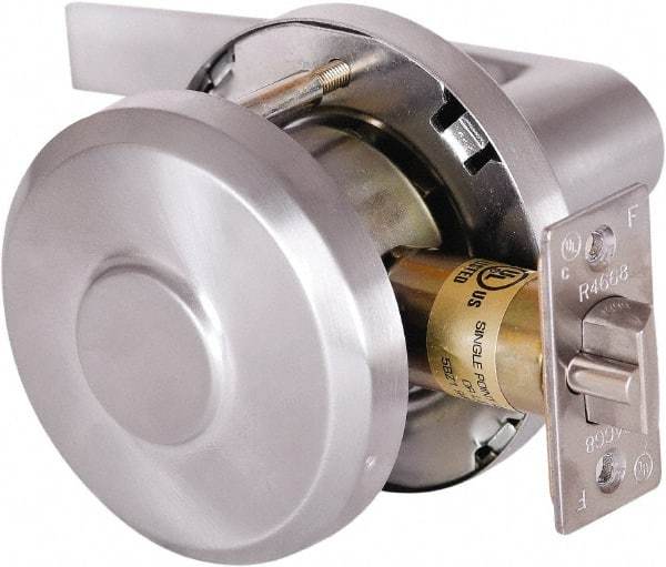 Stanley - Grade 1 Communicating Lever Lockset - 2-3/4" Back Set, Key In Lever Cylinder, Brass Alloy, Bright Brass Finish - Apex Tool & Supply