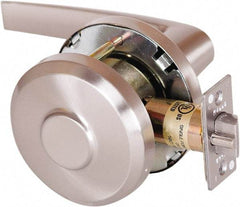 Stanley - Grade 1 Communicating Lever Lockset - 2-3/4" Back Set, Key In Lever Cylinder, Brass Alloy, Satin Nickel Finish - Apex Tool & Supply