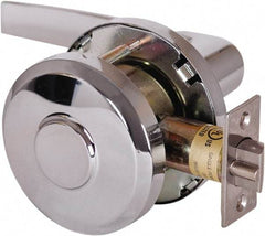 Stanley - Grade 1 Communicating Lever Lockset - 2-3/4" Back Set, Key In Lever Cylinder, Brass Alloy, Bright Chrome Finish - Apex Tool & Supply