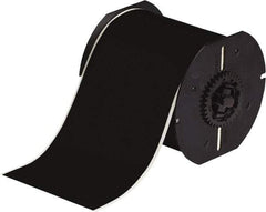 Brady - 4" Wide x 1,200" Long, Black Vinyl Tape - For BBP30 Label Printer, BBP33 Label Printer, BBP35 Multicolor Sign & Label Printer, BBP37 Color & Cut Sign & Label Printer, BradyPrinter S3100, BBP31 Sign & Label Printer - Apex Tool & Supply