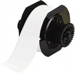Brady - Labels, Ribbons & Tapes Type: Vinyl Labels Color: White - Apex Tool & Supply