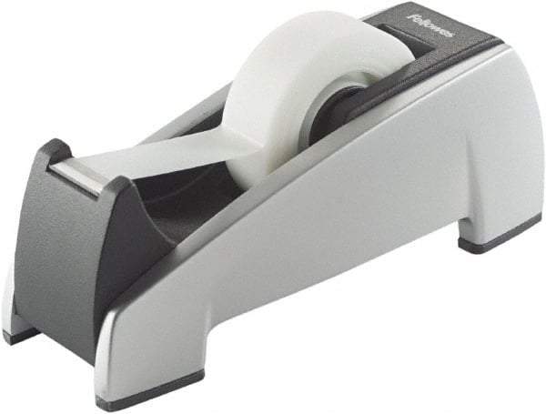 FELLOWES - 3/4" Wide, Single Roll, Manual Table/Desk Tape Dispenser - Plastic - Apex Tool & Supply