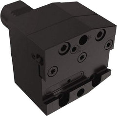 Seco - Tool Block Style 150.10-JETI, 20mm Blade Height, 96mm OAL, 66mm OAH, Indexable Cutoff Blade Tool Block - 30mm Shank Width, Through Coolant - Apex Tool & Supply