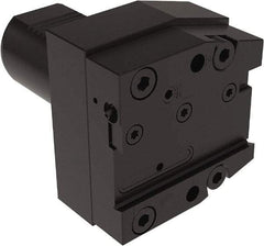 Seco - Tool Block Style 150.10-JETI, 25mm Blade Height, 96mm OAL, 90mm OAH, Indexable Cutoff Blade Tool Block - 50mm Shank Width, Through Coolant - Apex Tool & Supply