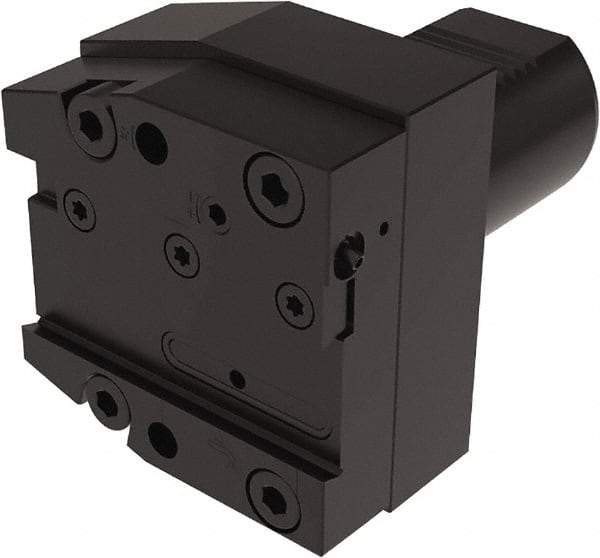 Seco - Tool Block Style 150.10-JETI, 25mm Blade Height, 96mm OAL, 90mm OAH, Indexable Cutoff Blade Tool Block - 50mm Shank Width, Through Coolant - Apex Tool & Supply