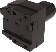 Seco - Tool Block Style 150.10-JETI, 25mm Blade Height, 96mm OAL, 90mm OAH, Indexable Cutoff Blade Tool Block - 50mm Shank Width, Through Coolant - Apex Tool & Supply