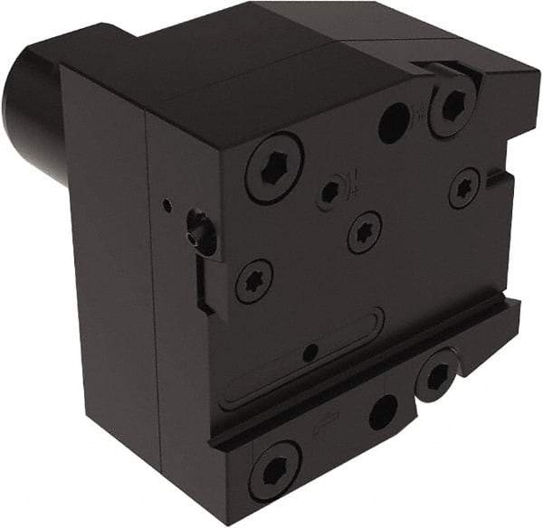 Seco - Tool Block Style 150.10-JETI, 25mm Blade Height, 96mm OAL, 85mm OAH, Indexable Cutoff Blade Tool Block - 40mm Shank Width, Through Coolant - Apex Tool & Supply