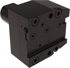 Seco - Tool Block Style 150.10-JETI, 25mm Blade Height, 96mm OAL, 85mm OAH, Indexable Cutoff Blade Tool Block - 40mm Shank Width, Through Coolant - Apex Tool & Supply