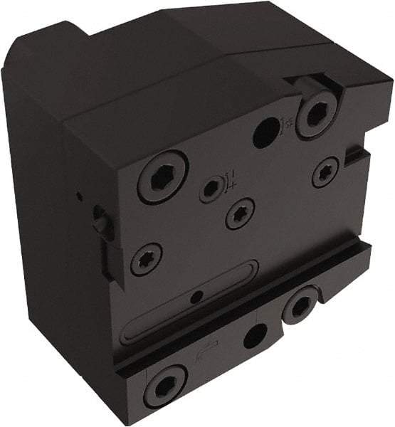 Seco - Tool Block Style 150.10-JETI, 25mm Blade Height, 96mm OAL, 85mm OAH, Indexable Cutoff Blade Tool Block - 30mm Shank Width, Through Coolant - Apex Tool & Supply