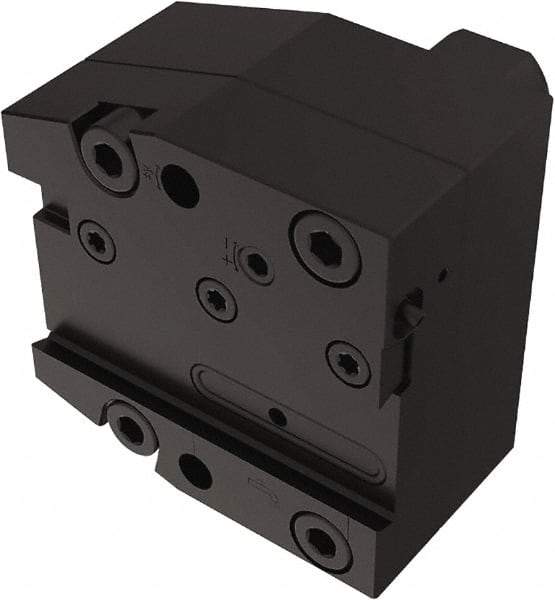 Seco - Tool Block Style 150.10-JETI, 25mm Blade Height, 96mm OAL, 85mm OAH, Indexable Cutoff Blade Tool Block - 30mm Shank Width, Through Coolant - Apex Tool & Supply