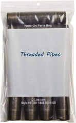 C-LINE - 6 x 13", 2 mil Self-Seal Reclosable Bags - Clear - Apex Tool & Supply
