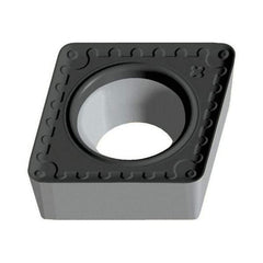 Walter - CCMT32.51 PM Grade WPP10S Carbide Turning Insert - 80° Diamond, 3/8" Inscr Circle, 5/32" Thick, 1/64" Corner Radius - Apex Tool & Supply