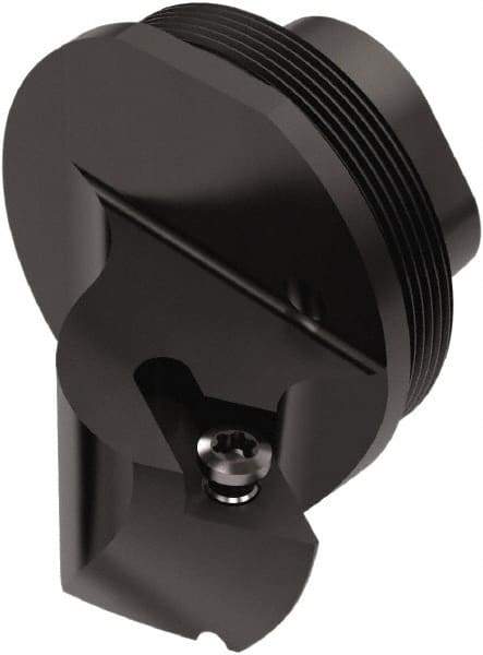 Seco - SDXCR, Right Hand Cut, 62.5° Lead Angle, 40mm Shank Height x 40mm Shank Width, Positive Rake Indexable Turning Toolholder - 25mm OAL, DC..11T3.. Insert Compatibility, Series GL - Apex Tool & Supply