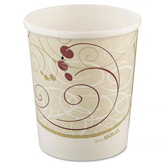 DART - Flexstyle Double Poly Paper Containers, 32 oz, Symphony Design, 500/Carton - Apex Tool & Supply