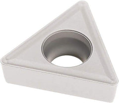 Seco - TCMT432 M3 Grade TP3501 Carbide Turning Insert - TiCN/Al2O3 Finish, 60° Triangle, 1/2" Inscr Circle, 3/16" Thick, 1/32" Corner Radius - Apex Tool & Supply