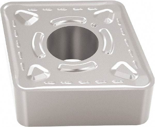 Seco - CNMG432 M6 Grade TP3501 Carbide Turning Insert - Ti(C/N)/Al2O3 Finish, 80° Diamond, 1/2" Inscr Circle, 3/16" Thick, 1/32" Corner Radius - Apex Tool & Supply