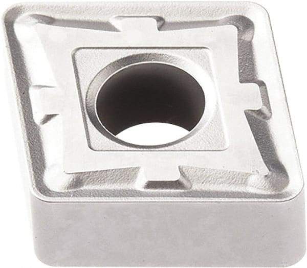 Seco - CNMG644 M3 Grade TP3501 Carbide Turning Insert - TiCN/Al2O3 Finish, 80° Diamond, 3/4" Inscr Circle, 1/4" Thick, 1/16" Corner Radius - Apex Tool & Supply