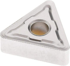 Seco - DNMG443 M5 Grade TK1501 Carbide Turning Insert - Ti(C/N)/Al2O3/Cr Finish, 55° Diamond, 1/2" Inscr Circle, 1/4" Thick, 3/64" Corner Radius - Apex Tool & Supply