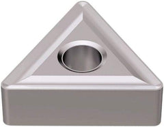 Seco - TNMG332 M4 Grade TK1501 Carbide Turning Insert - Ti(C/N)/Al2O3/Cr Finish, 60° Triangle, 3/8" Inscr Circle, 3/16" Thick, 1/32" Corner Radius - Apex Tool & Supply