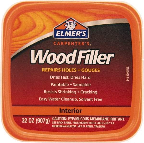 Elmer's - 1 Qt Jar Wood Filler - White - Apex Tool & Supply