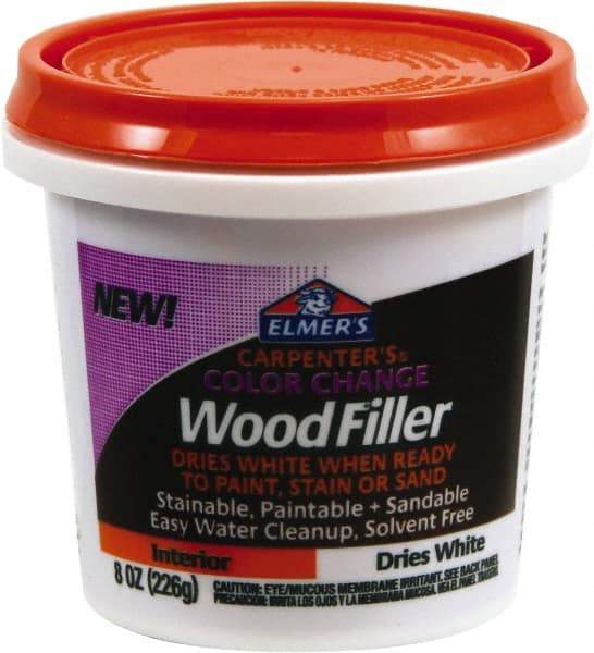 Elmer's - 8 oz Jar Wood Filler - White - Apex Tool & Supply