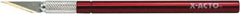 X-ACTO - Stainless Steel Hobby Knife with 1 Blade - #11 Blade, Aluminum Handle - Apex Tool & Supply