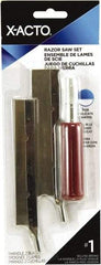 X-ACTO - Stainless Steel Hobby Knife with 2 Blades - #5 Blade, Plastic Handle - Apex Tool & Supply