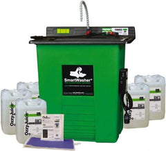 CRC - Free Standing Water-Based Parts Washer - 25 Gal Max Operating Capacity, HDPE Tank, 40" High x 35-1/2" Long x 26-1/2" Wide, 110 Input Volts - Apex Tool & Supply