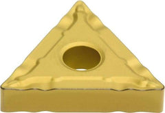 Sumitomo - TNMG433 ESX Grade AC830P Carbide Turning Insert - Al2O3 Finish, 60° Triangle, 1/2" Inscr Circle, 3/16" Thick, 3/64" Corner Radius - Apex Tool & Supply