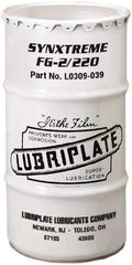 Lubriplate - 120 Lb Drum Calcium Extreme Pressure Grease - Tan, Extreme Pressure, Food Grade & High/Low Temperature, 450°F Max Temp, NLGIG 2, - Apex Tool & Supply