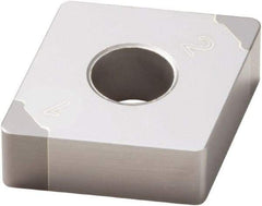 Seco - CNGA432 Grade CBN170 PCBN Turning Insert - Uncoated, 80° Diamond, 1/2" Inscr Circle, 3/16" Thick, 1/32" Corner Radius - Apex Tool & Supply