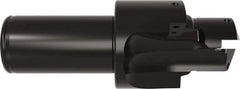 Allied Machine and Engineering - ISO 11926-1, MS 16142, SAE J1926-1 Standard, 1-5/16-12, 16 Tube Dash Number, 15° Porting Angle, 1.221" Pilot Diam, 1-1/4" Shank Diam, Indexable Spade Blade Insert Porting Tool - 2 Porting Inserts, 5.171" Overall Length - Apex Tool & Supply