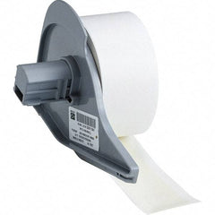 Brady - 1" Wide, Clear Vinyl Labels - For BMP71 Label Printer - Apex Tool & Supply