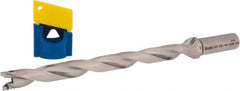 Iscar - 0.551" to 0.567" Diam, 12xD, 6.61" Max Depth, 0.63" Shank Diam, 9.38" OAL, Replaceable-Tip Drill - FCP, ICK, ICK-2M, ICM, ICP, iCP-2M Insert, 37804010 Toolholder, Series SumoCham - Apex Tool & Supply