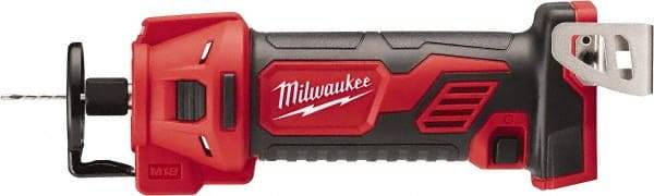 Milwaukee Tool - Spiral Saws Speed (RPM): 28000 Collet Size (Inch): 1/8 - 1/4 - Apex Tool & Supply