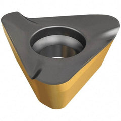 Iscar - HM390 TDKR150508 PDRHM Grade IC830 Carbide Milling Insert - TiAlN/AlTiN/TiN Finish, 5.85mm Thick, 11.4mm Inscribed Circle, 0.8mm Corner Radius - Apex Tool & Supply