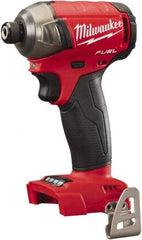 Milwaukee Tool - 18 Volt, 1/4" Drive, 450 In/Lb Torque, Cordless Impact Driver - 3000 RPM, Lithium-Ion, Bare Tool - Apex Tool & Supply