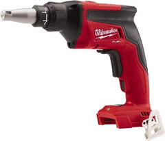 Milwaukee Tool - 18 Volt Pistol Grip Cordless Screwdriver - 0 to 4,500 RPM, 124 In/Lb Torque - Apex Tool & Supply