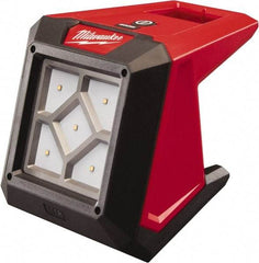 Milwaukee Tool - 12 Volts, 1000 Lumens, Cordless Work Light - Red, 15 hr Run Time - Apex Tool & Supply