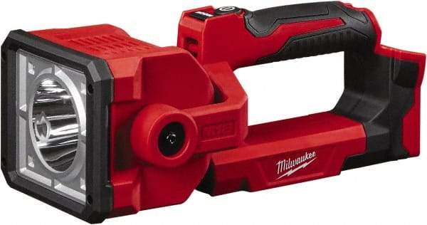 Milwaukee Tool - 18 Volts, 1250 Lumens, Cordless Work Light - Red, 7 hr Run Time - Apex Tool & Supply