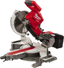 Milwaukee Tool - 48° Left Double Bevel Sliding Miter Saw - 10" Blade Diam - Apex Tool & Supply