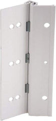 IVES - 83" Long x 4" Wide, Aluminum Continuous Hinge - 6" Thick, With Holes - Apex Tool & Supply