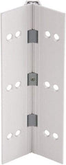 IVES - 83" Long x 4" Wide, Aluminum Continuous Hinge - 6" Thick, With Holes - Apex Tool & Supply