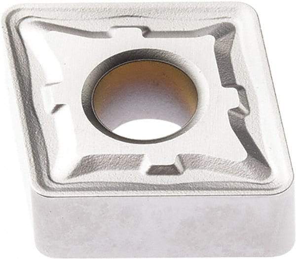 Seco - CNMG433 M5 Grade TK1501 Carbide Turning Insert - Ti(C/N)/Al2O3/Cr Finish, 80° Diamond, 1/2" Inscr Circle, 3/16" Thick, 3/64" Corner Radius - Apex Tool & Supply